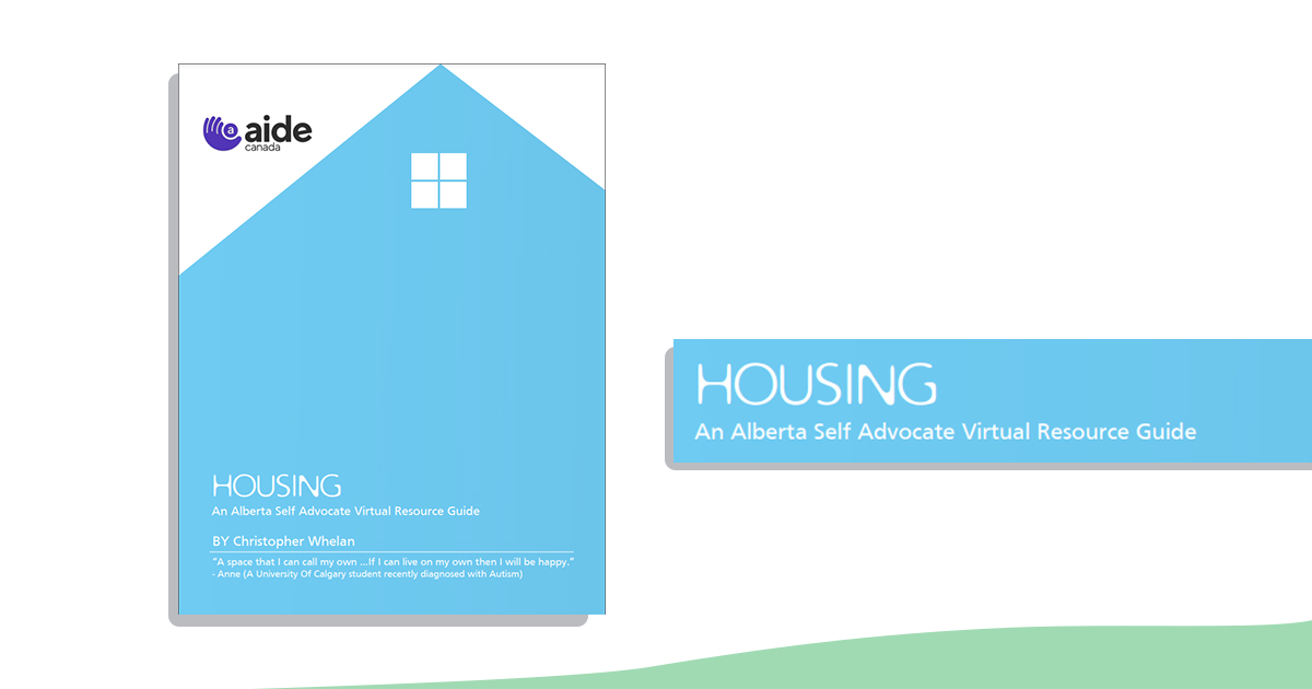 Document image: Housing: An Alberta Self Advocate Guide (aide Canada)