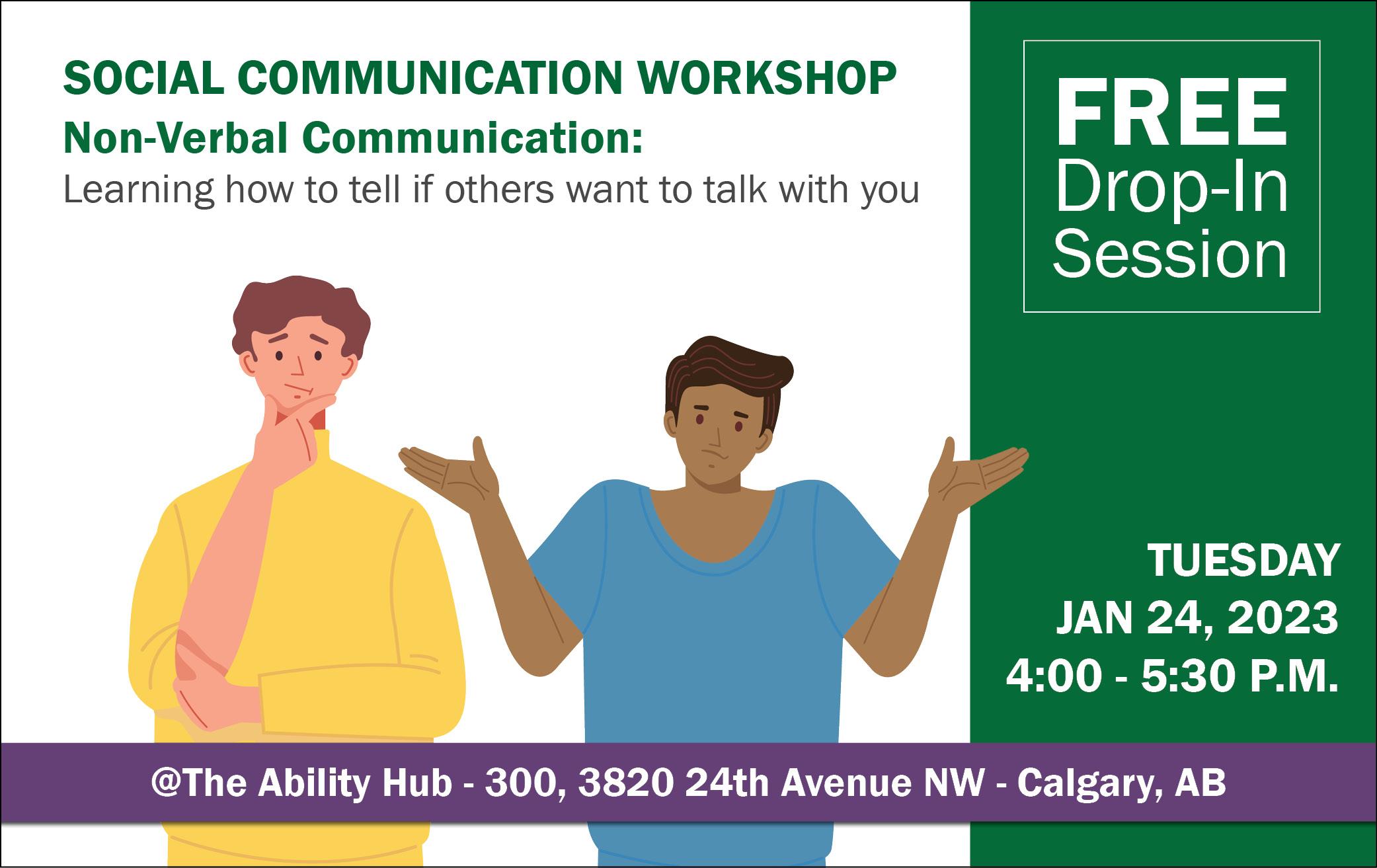 Communication Workshop, social communication, non verbal communication
