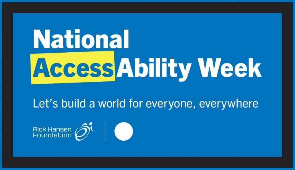 National AccessAbility Week flag, Rick Hansen Foundation