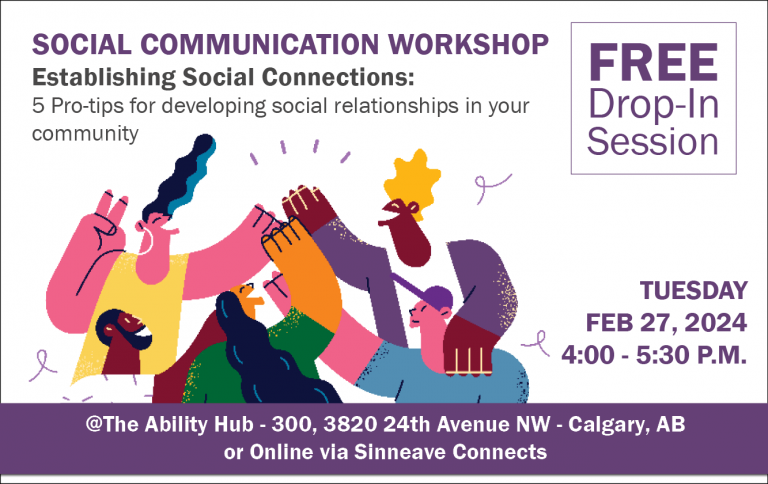 Drop-in Workshop - Establishing Social Connections: 5 Pro-tips for ...