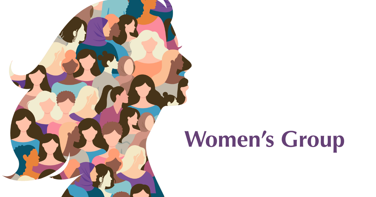 An illustration of the silhouette of a female, comprised of many female shapes, faces, hairstyles and colours.